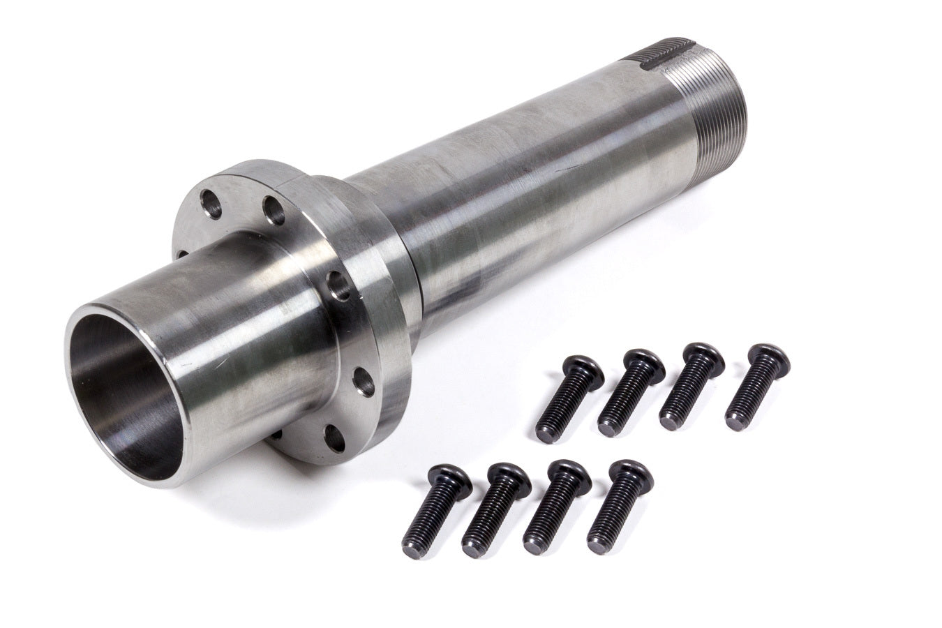 Tiger Quick Change 2842BB Rear Axle Snout - Bolt-on - 1.0 Degree Camber - 8-Bolt Flange - Bearing Sleeve - O-ring - Steel