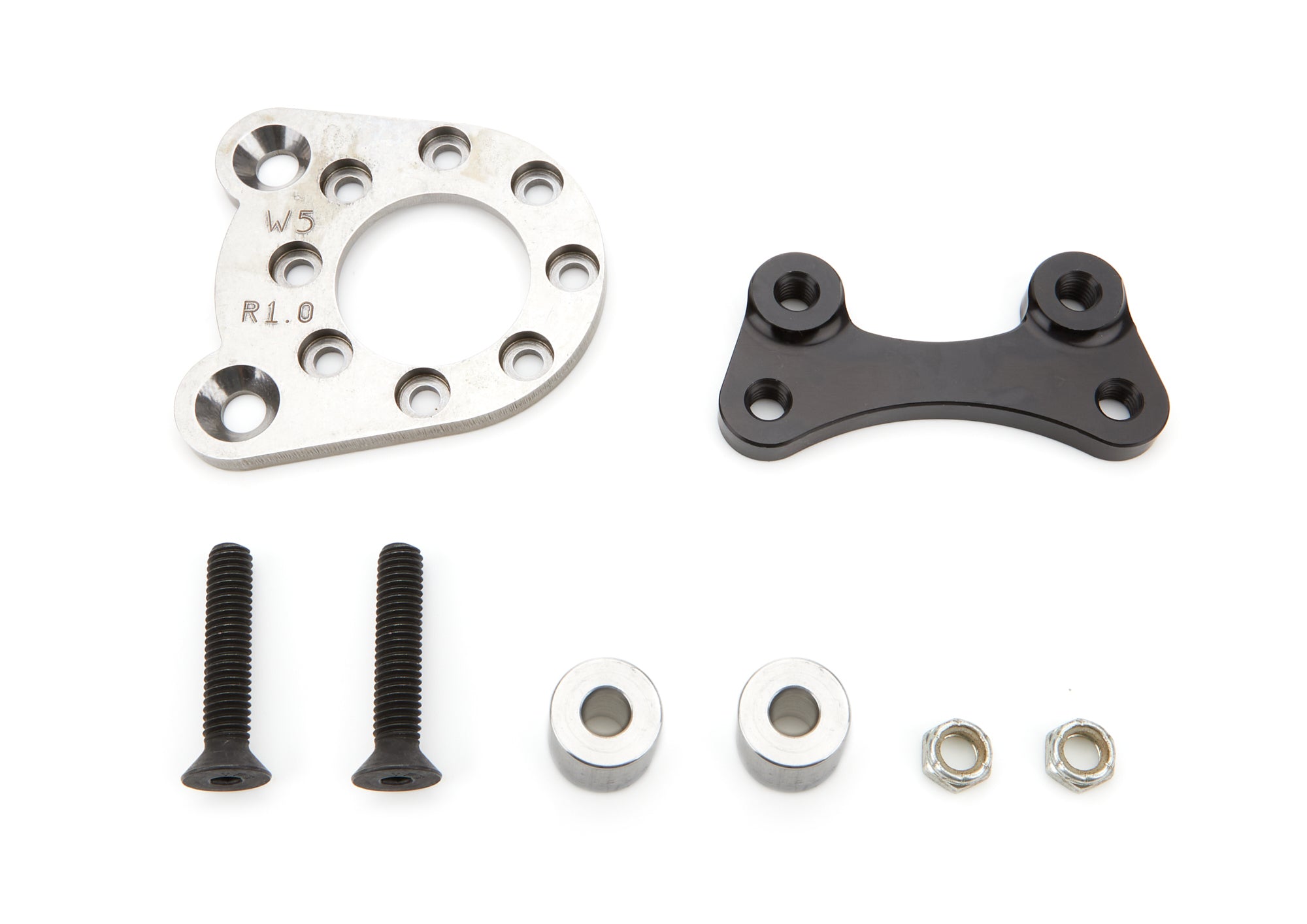 Tiger Quick Change TIG-301210W5RM Brake Caliper Bracket - Rear - Trailing - Bolt-on - 1.0 Degree Camber - 8-Bolt Flange