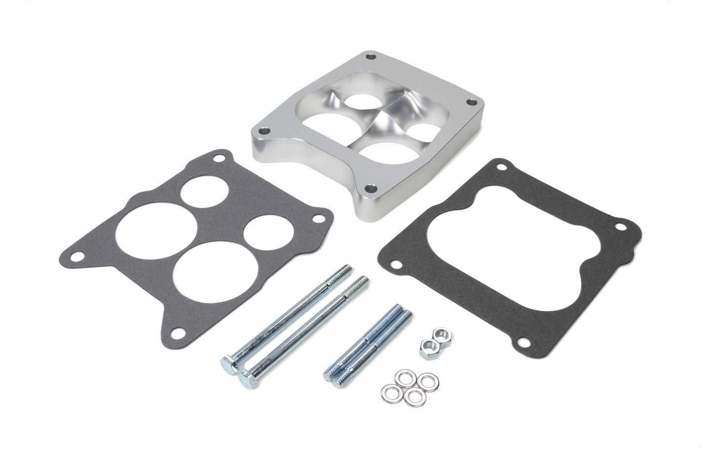 Trans-Dapt 3213 Torque-Flow Carburetor Spacer, 1-Inch, 4-Hole Spread Bore, Aluminum