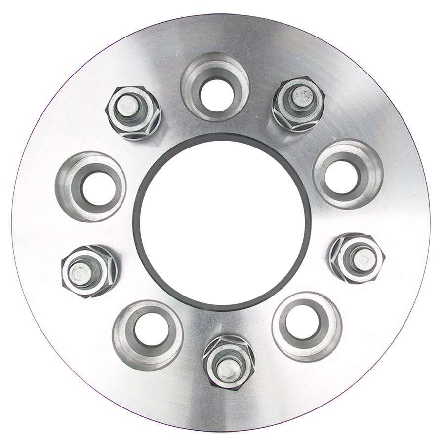 TRANS-DAPT 3607 Billet Wheel Spacers, 5 x 4.5 in Bolt Pattern, 1.25 in Thick