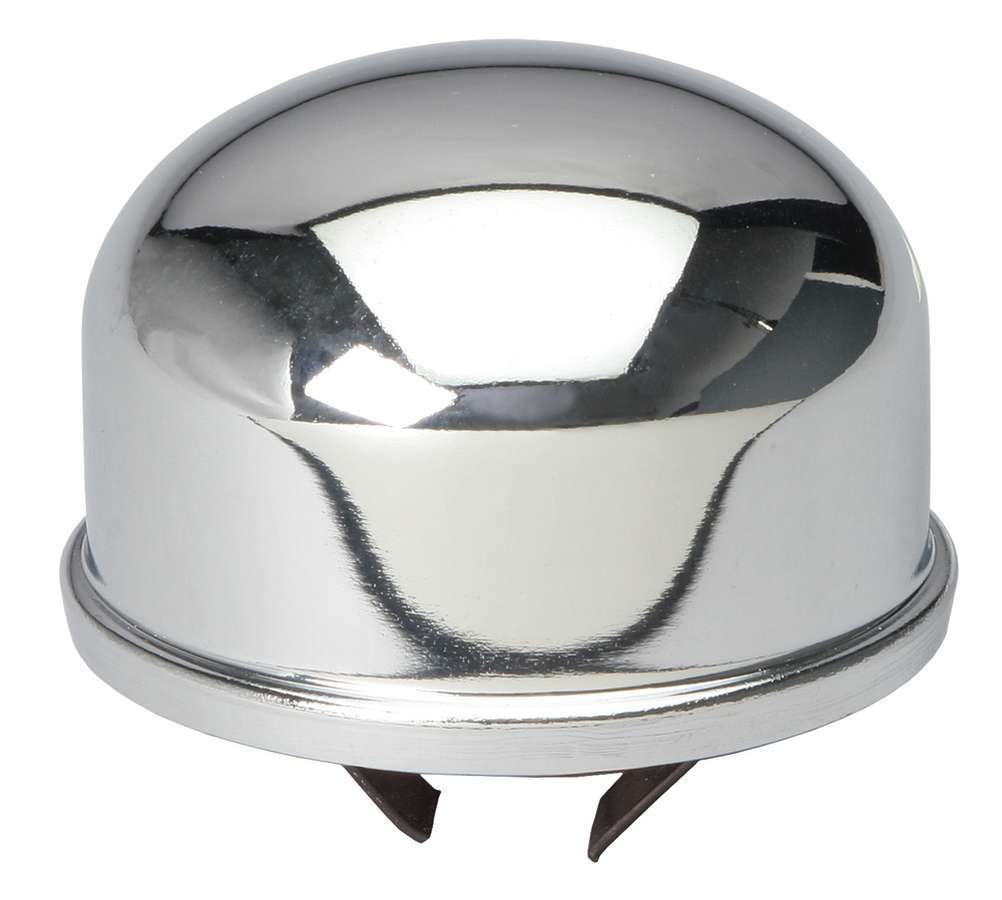 TRANS-DAPT 4802 Chrome Push-On Round Breather for 1-1/2-Inch Hole