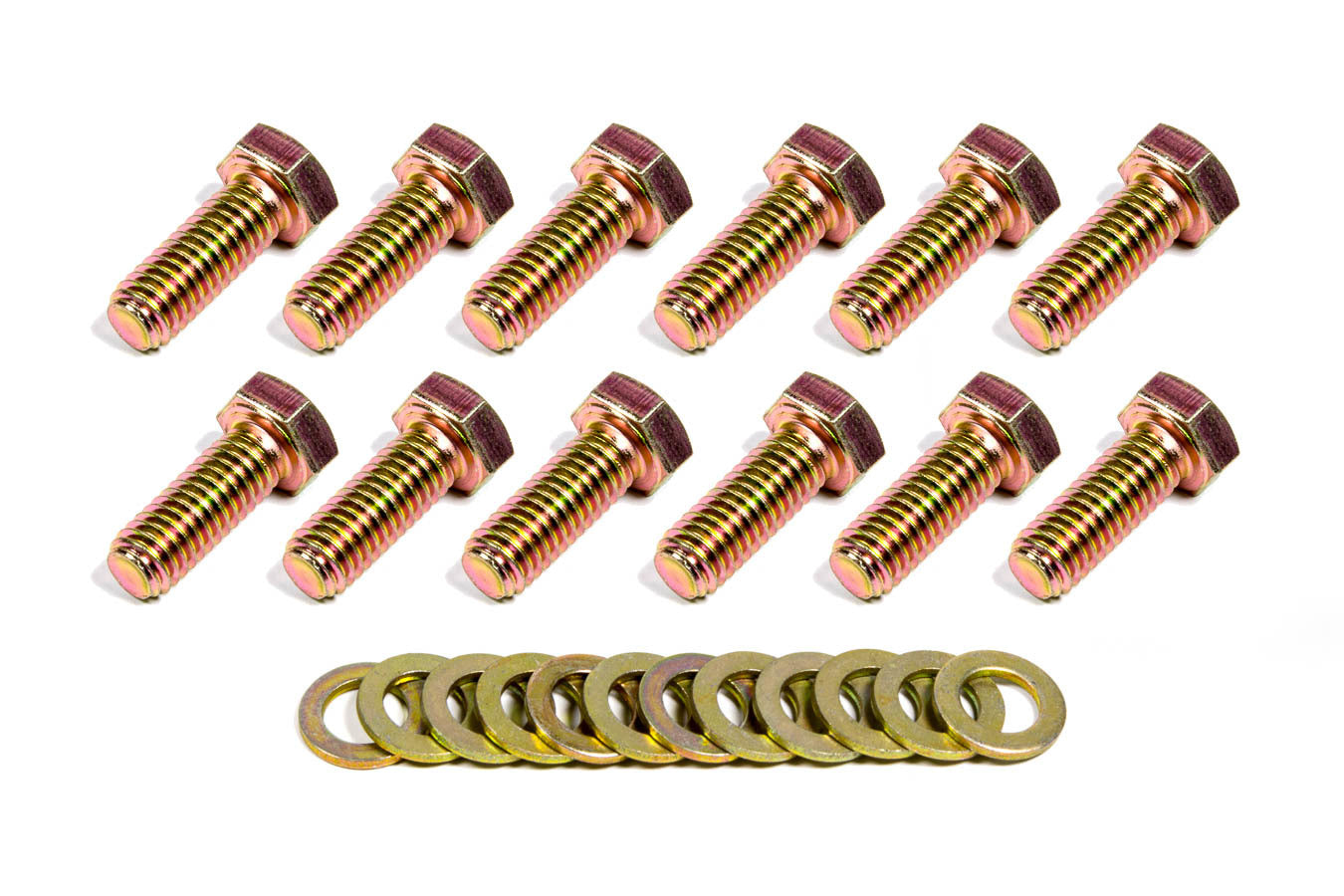 TRANS-DAPT 4923 Small Block Chevy Intake Manifold Bolt Kit, Hex Head Steel