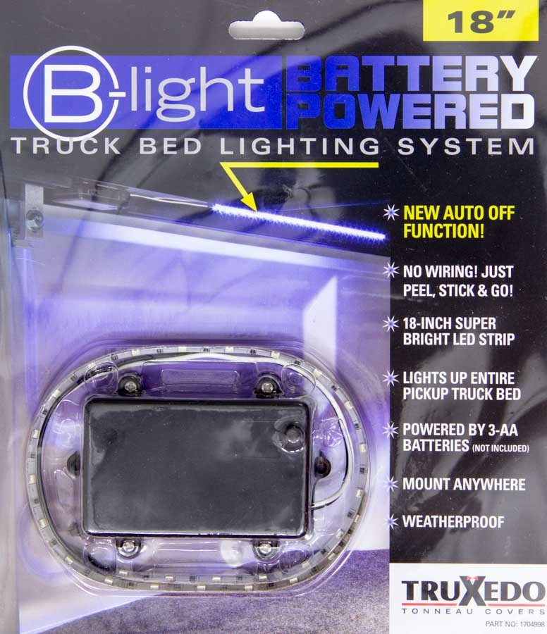 TruXedo B-Light Battery-Powered Truck Bed Light Kit, 18-Inch White LED, Under-Rail Mount, Part Number 1704998