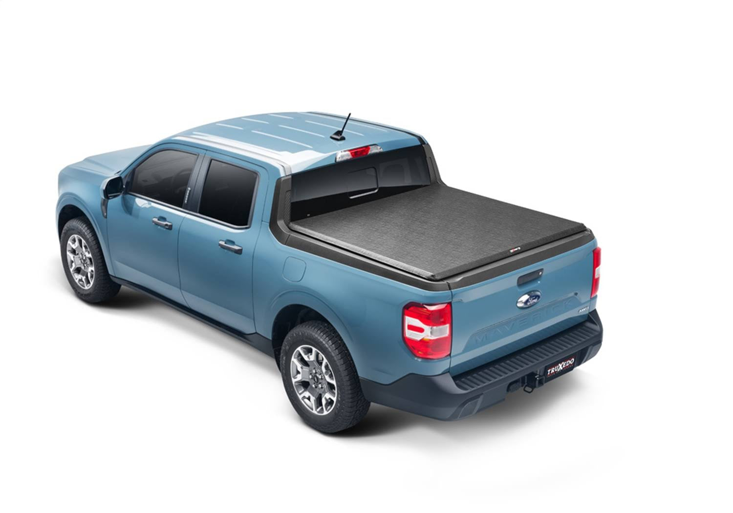TRUXEDO Truxport Tonneau Cover 294701 for 2022 Ford Maverick, 4 ft 6 in Bed, Roll-Up Woven Fabric, Black
