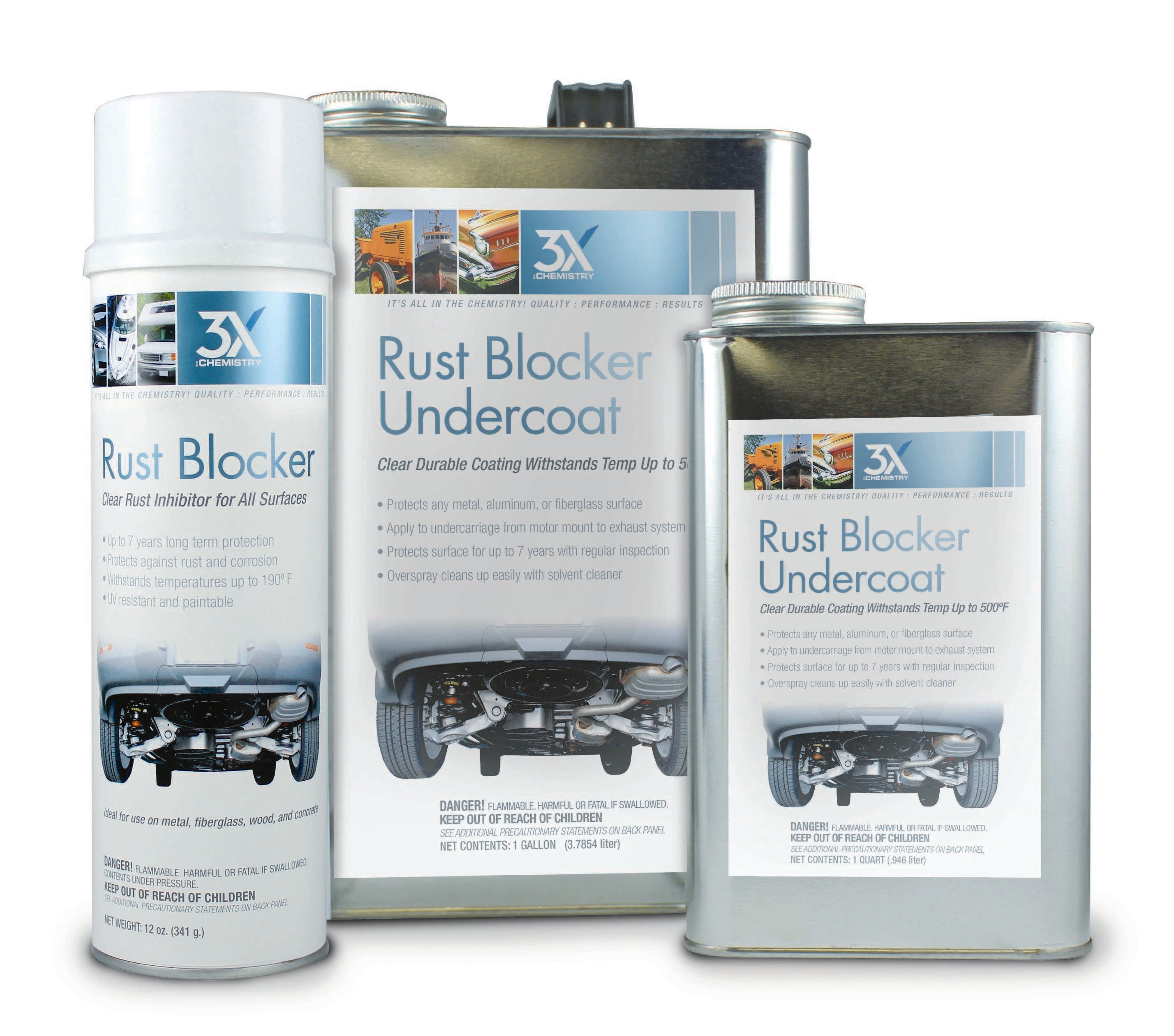 3X Chemistry Rust Blocker Rust Preventative, 1 Gallon Can, Part 04189