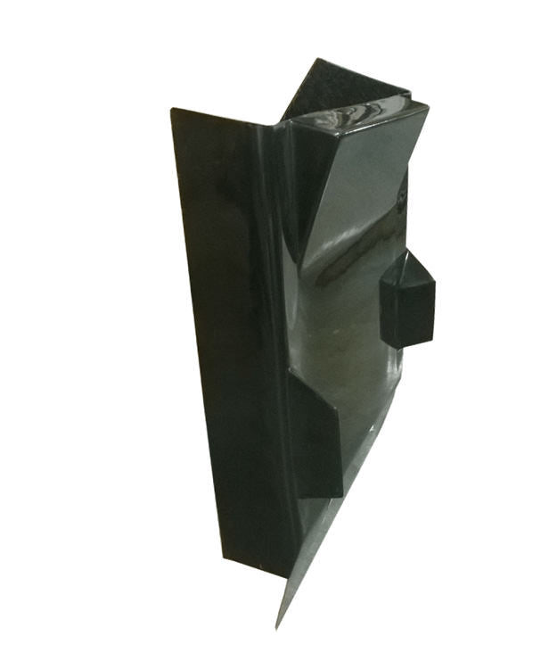 Triple X Race Components SC-BW-6447BLK Dual Duct Inside Rail Dash Black