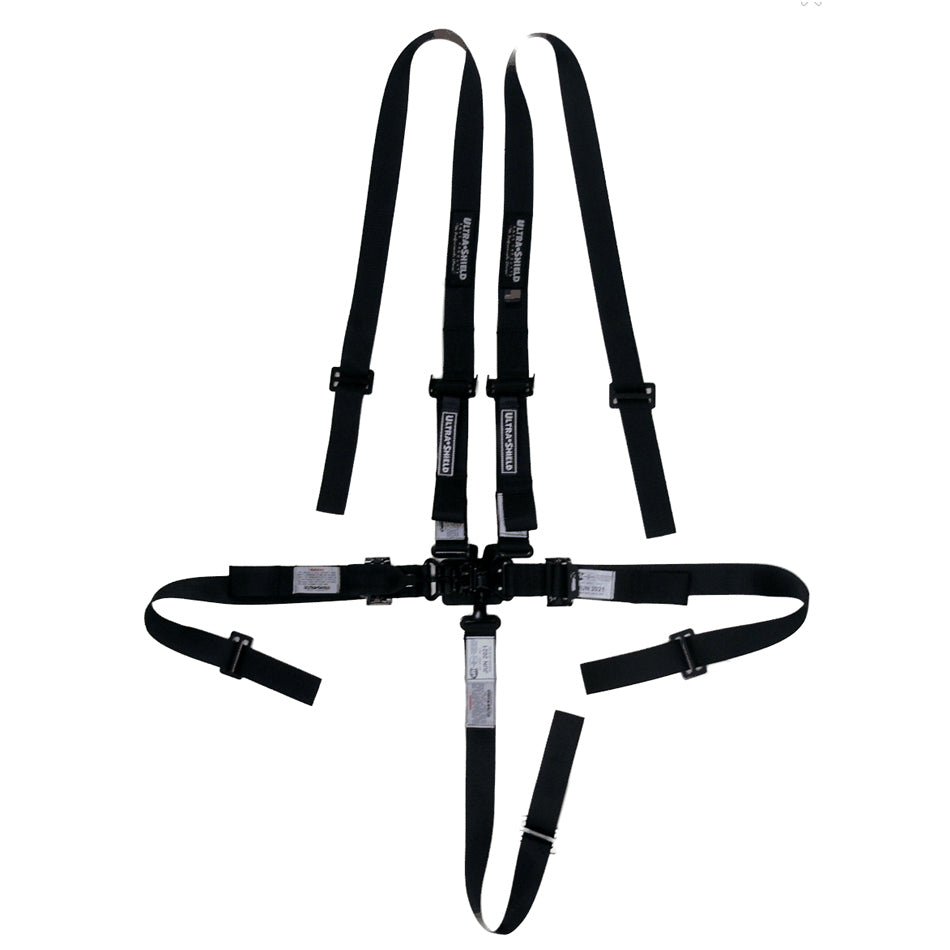 Ultrashield HB23031 Harness 5pt Black Indiv Shoulder 2in Pull-Down