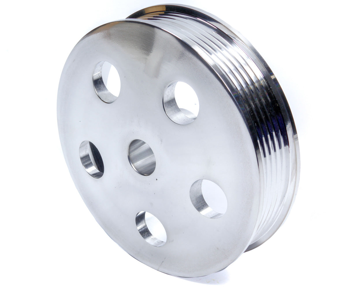 UniSteer Polished Aluminum Serpentine Power Steering Pulley 8020710 - UniSteer Performance