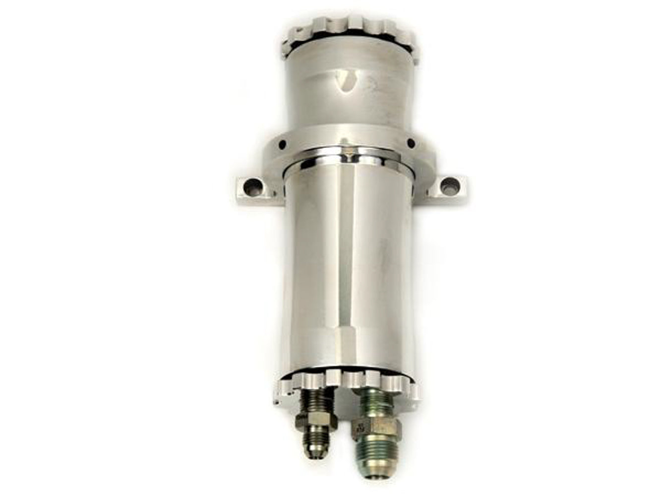 UniSteer Polished Aluminum Remote Power Steering Reservoir 8020790 - UniSteer Performance