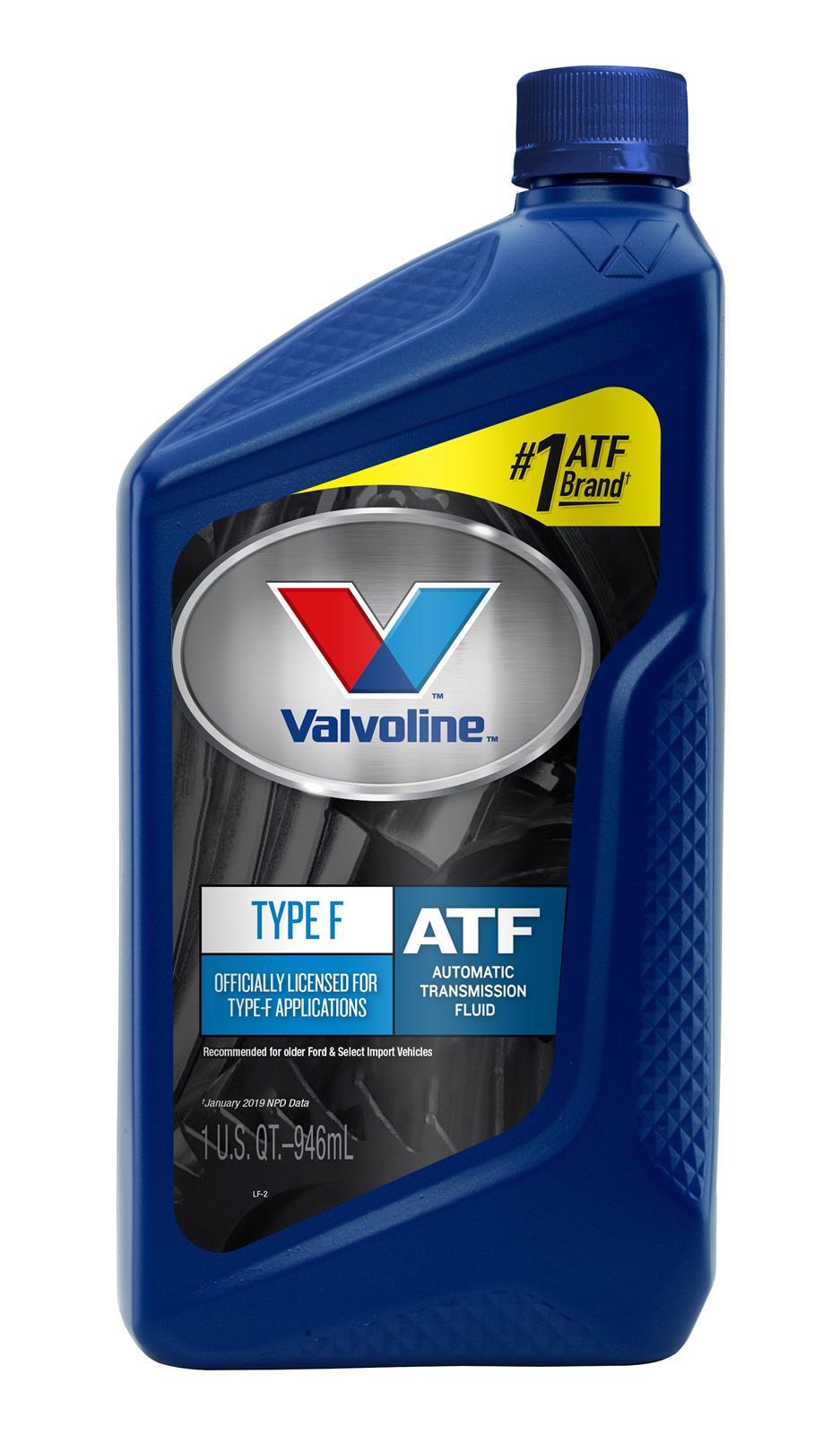 Valvoline Type F Automatic Transmission Fluid, 1 Quart Bottle, Part Number 822387-C