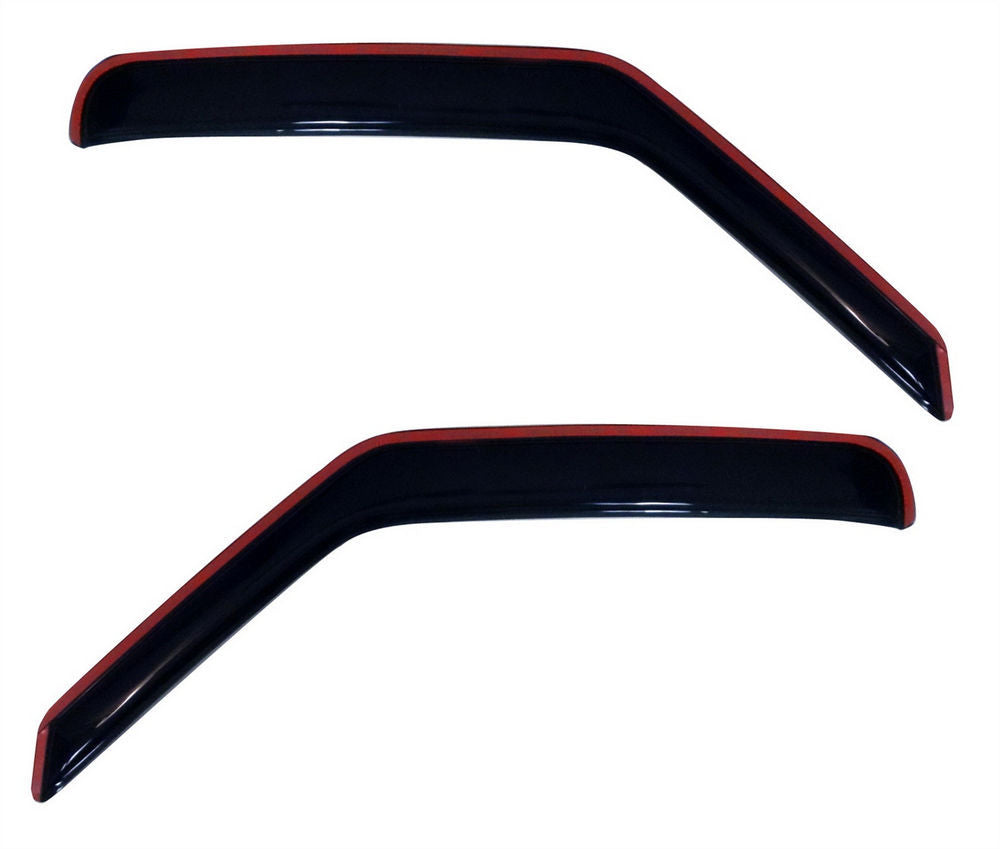 VENTSHADE 192141 In-Channel Side Window Vent Visors for 2007-2014 Ford Full-Size Van, Front, Smoke, Pair