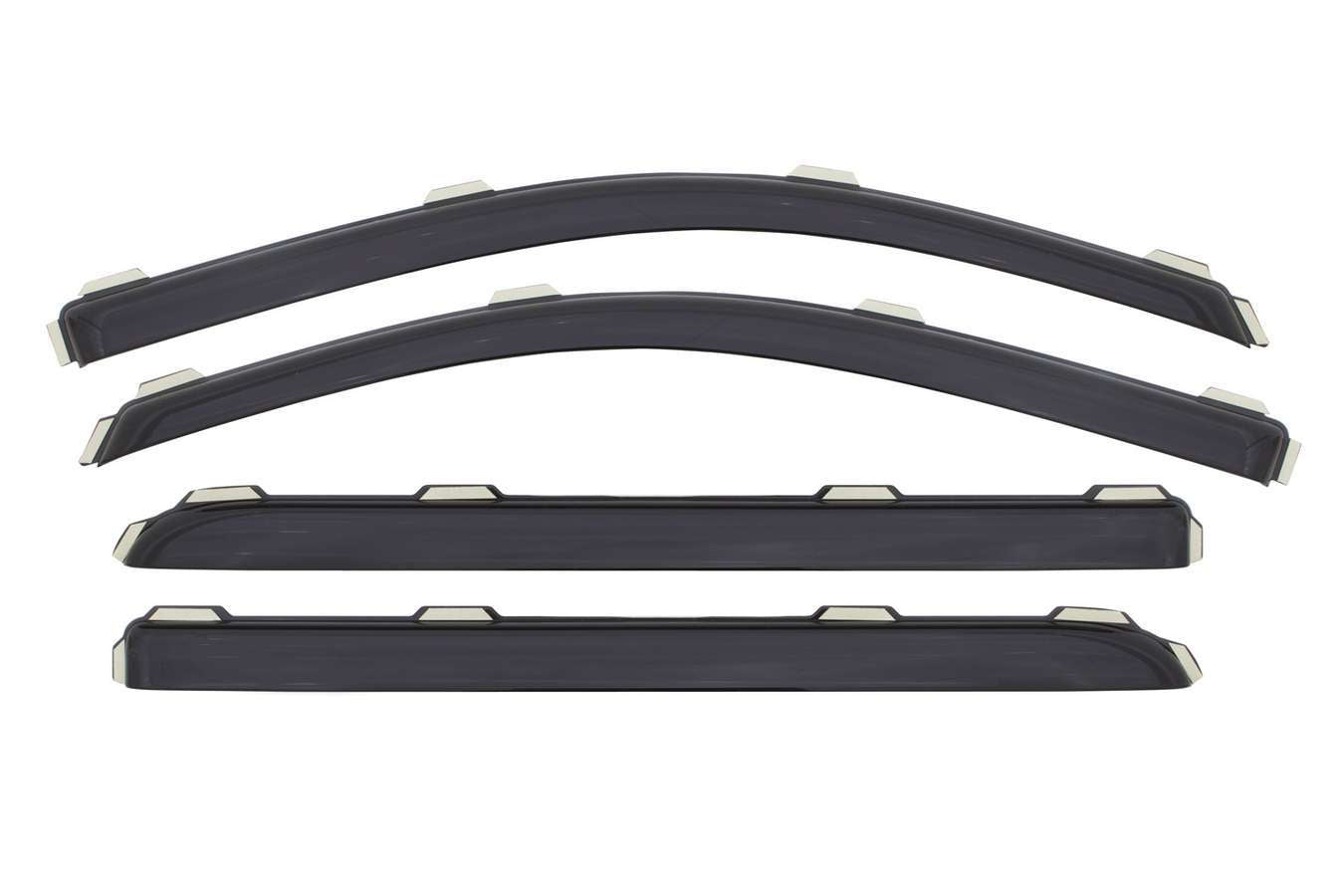 VENTSHADE 194536 Ventvisor In-Channel Side Window Visors for 2014–2015 Chevrolet Silverado and GMC Sierra Crew Cab
