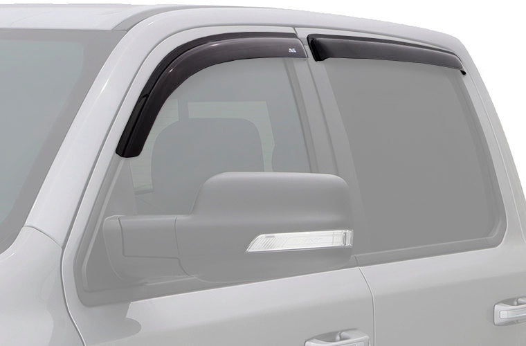 VentShade Original Ventvisor Side Window Visors 94335 for 2021-2022 Jeep Grand Cherokee L, Dark Smoke