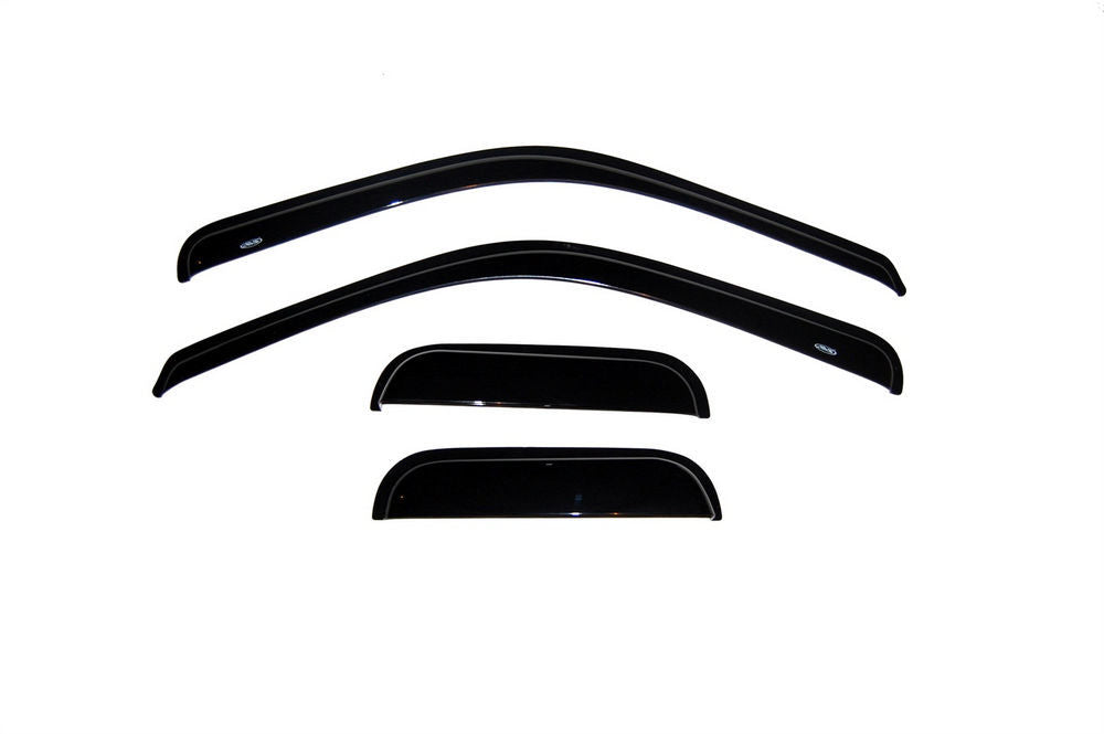 VentShade 94522 Original Ventvisor Side Window Deflectors for 2008-2014 Ford Full-Size SUV and Truck Extended Cab, Dark Smoke