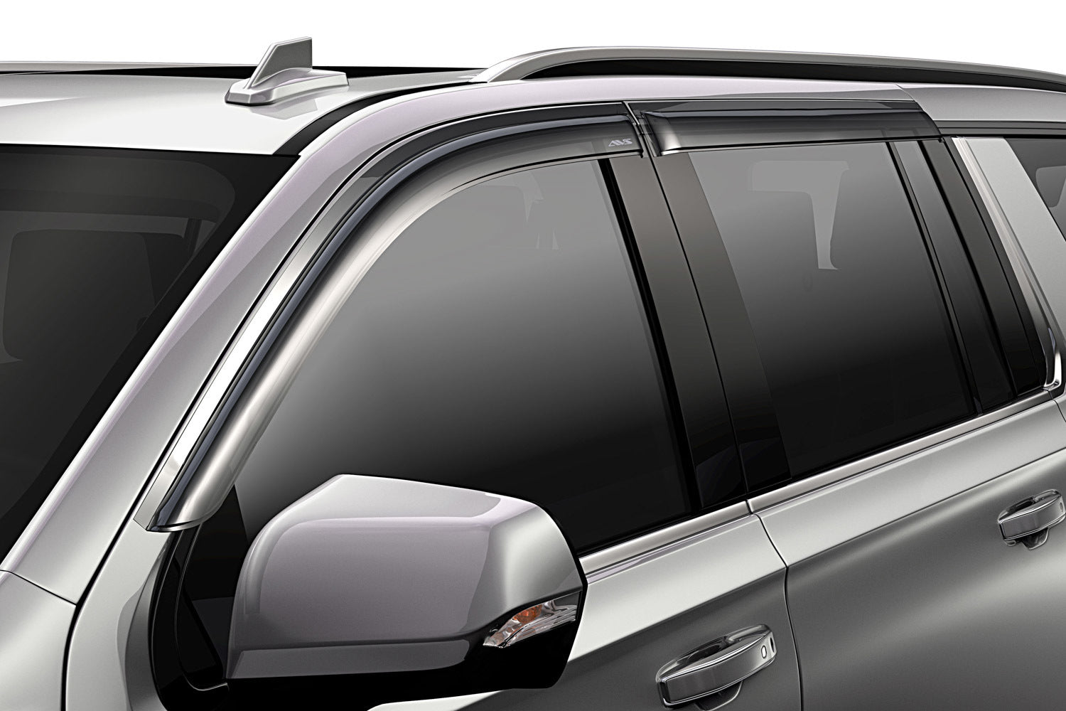 VENTSHADE Ventvisor Side Window Visors 94718 for 2020-2022 Toyota Corolla, 4-Piece Stick-On Smoke Set