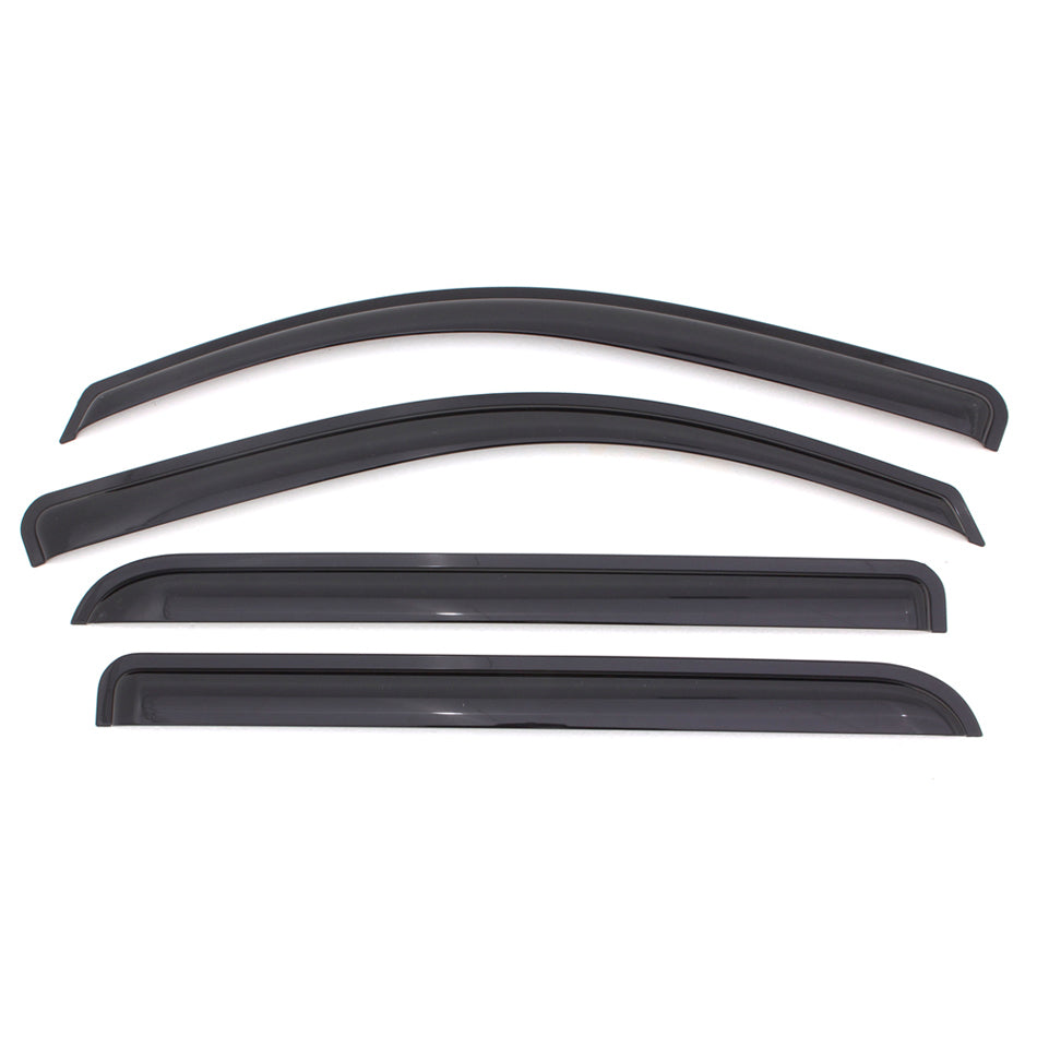 VENTSHADE 94805 Original Ventvisor Side Window Visors for 2018–2019 Chevrolet Silverado and GMC Sierra Crew Cab