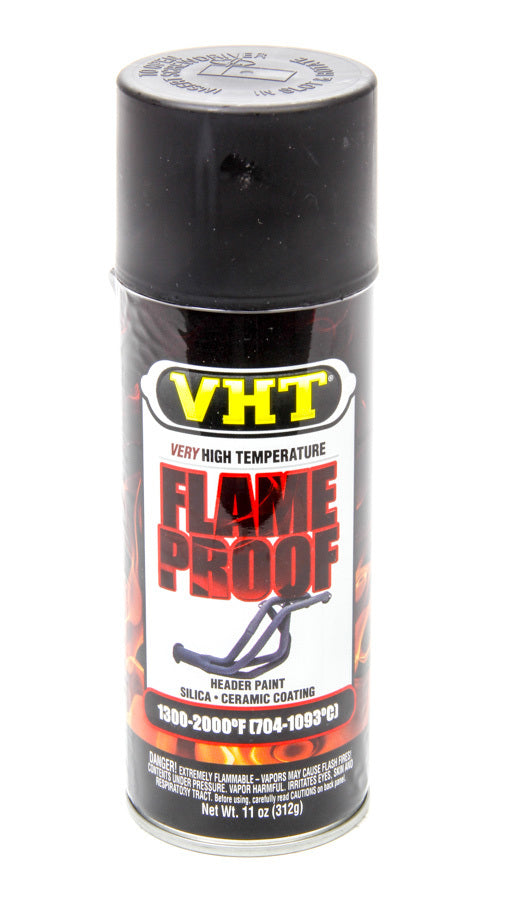 VHT SP102 Flat Black Flameproof Header Coating 11 oz