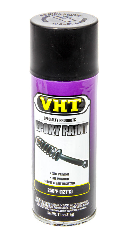 VHT SP652 Satin Black Epoxy All-Weather Paint 11 oz
