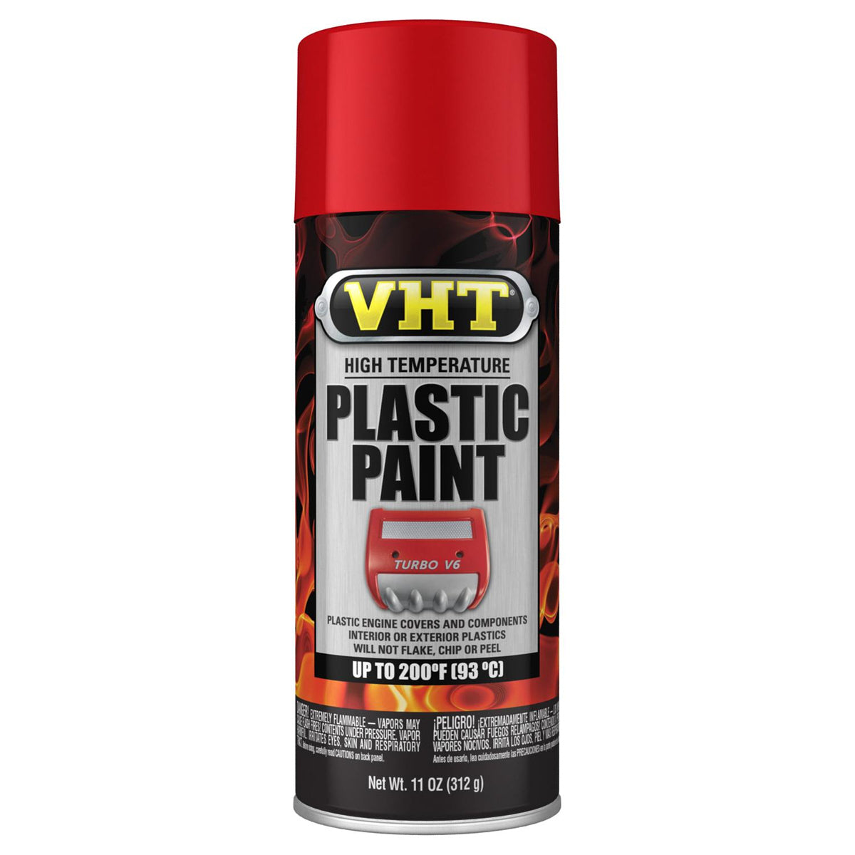 VHT SP821 Red High-Temperature Plastic Paint 11 oz