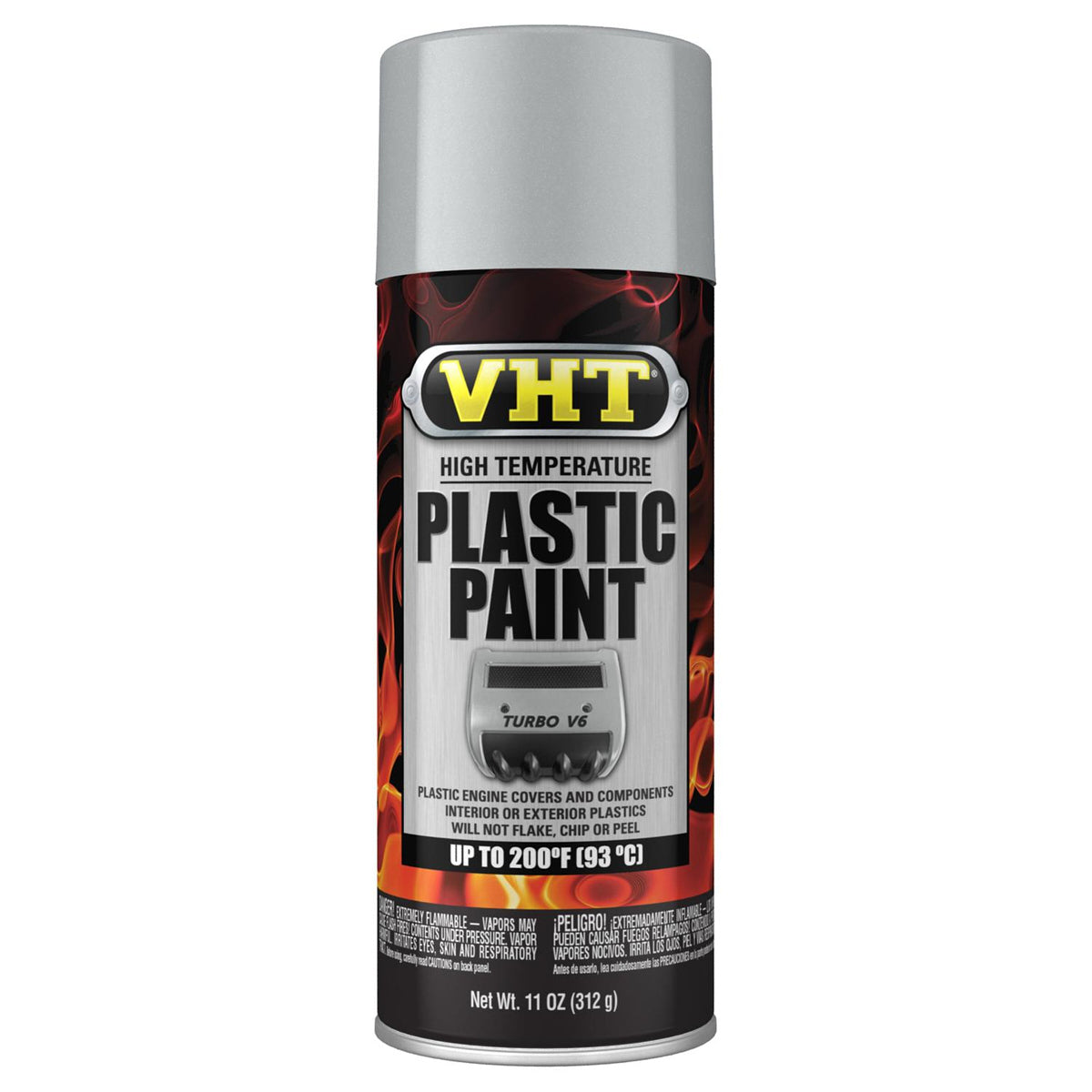 VHT SP824 Aluminum High-Temperature Plastic Paint 11 oz