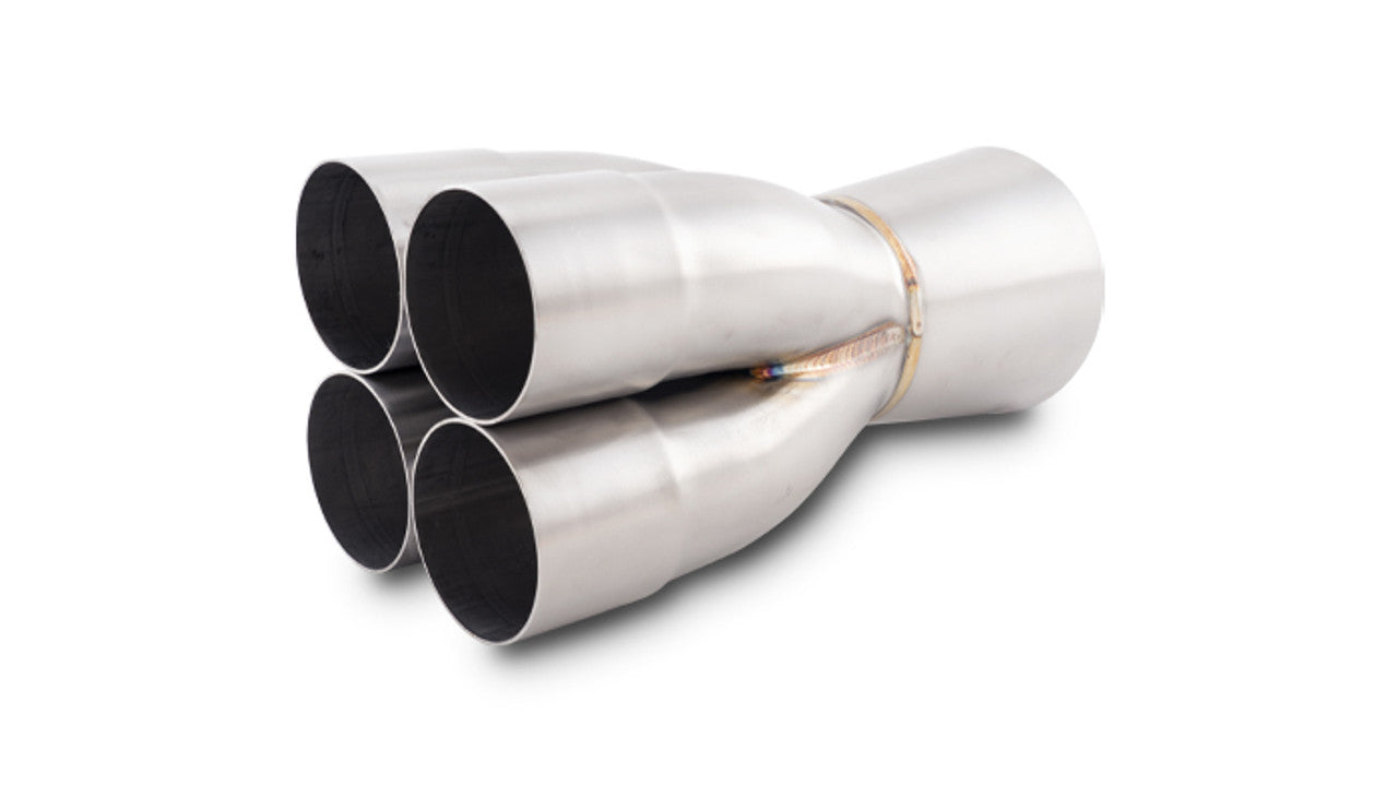Vibrant Performance 10325 4-Into-1 Merge Collector with 2.5-Inch Inlets and 4.5-Inch Outlet