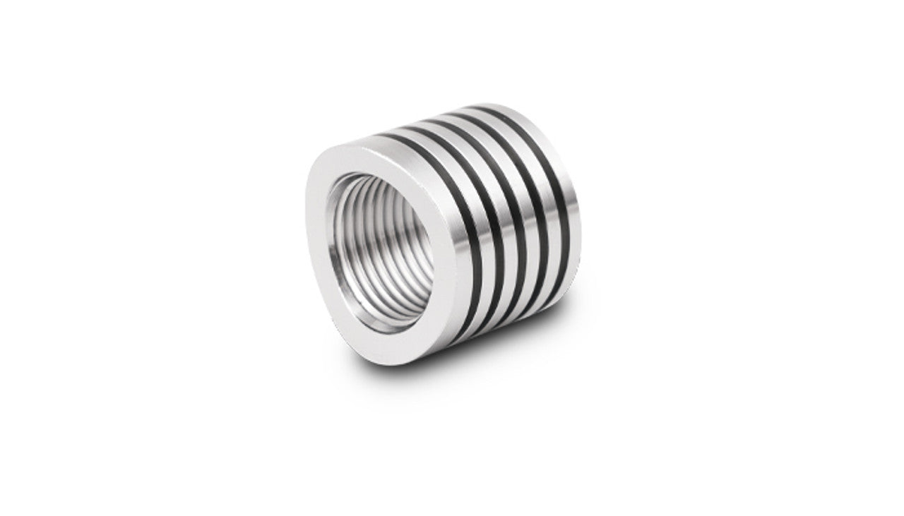 Vibrant Performance 10419 Stainless Steel O2 Sensor Weld-On Bung, 18 mm x 1.50 Female Thread