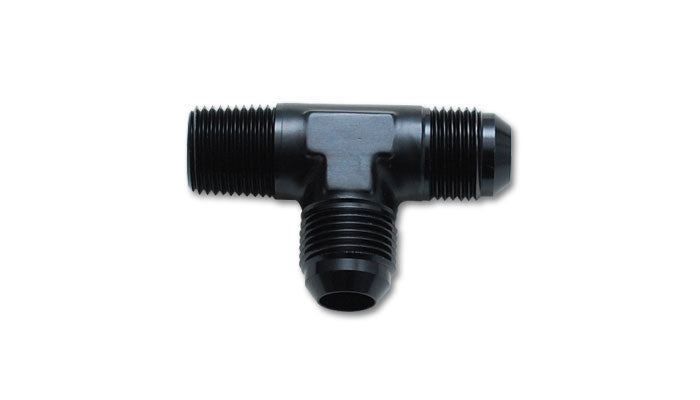 Vibrant Performance 10471 -4 AN Male to -4 AN Male x 1/8 in NPT Male Adapter Tee Fitting