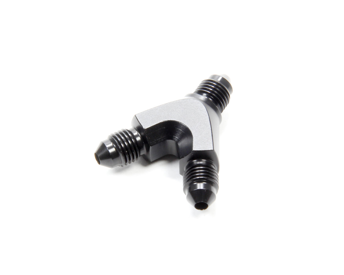 Vibrant Performance 10803 -3AN Y Block Adapter Fitting, 3 Male Outlets, Black Anodized Aluminum