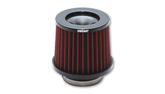 Vibrant Performance Classic Clamp-On Conical Air Filter 10923, 3-Inch Inlet