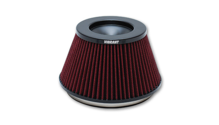 Vibrant Performance 10960 Classic Universal Clamp-On Conical Air Filter, 6-Inch Inlet
