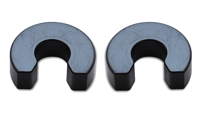 Vibrant Performance 1199C Exhaust Hanger Rod Clips for 1/2-Inch Rods, Delrin, Black, Pair