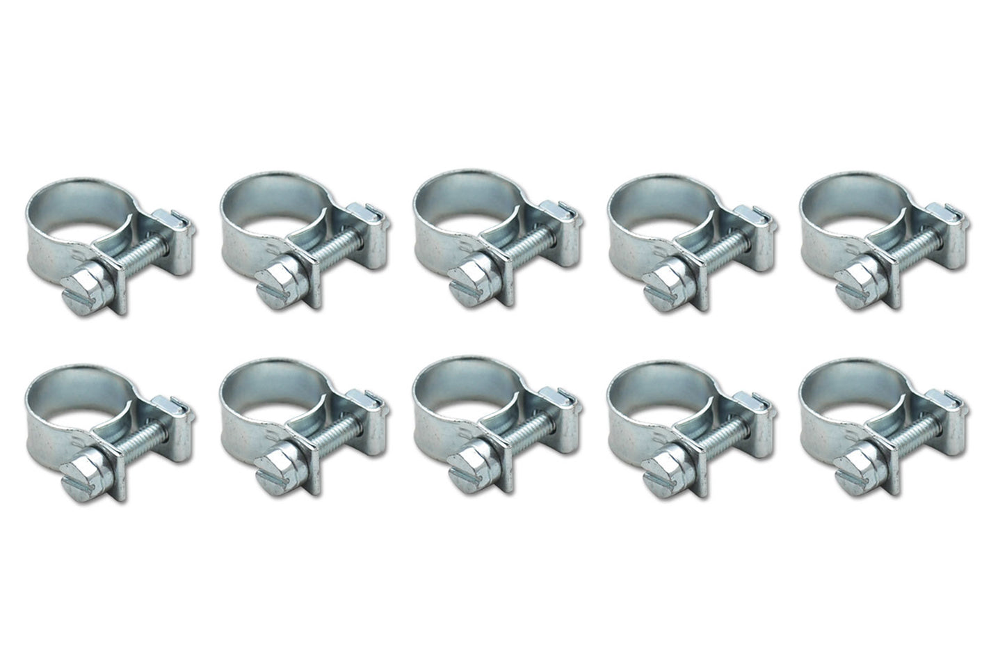 Vibrant Performance 12238 Fuel Injector Style Mini Hose Clamps, 15-17 mm, Set of 10