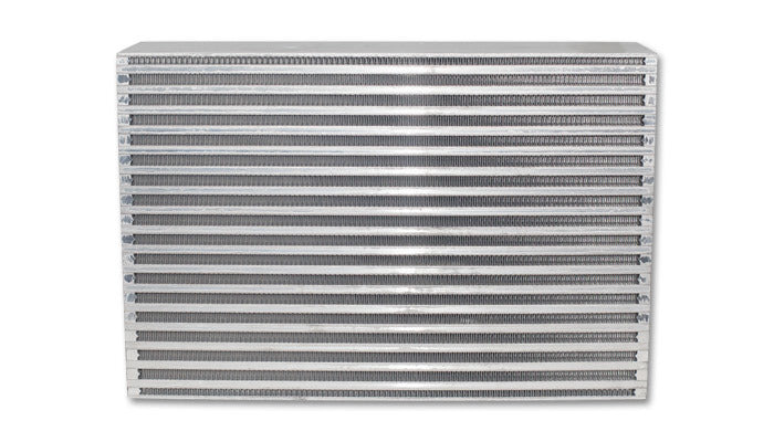 Vibrant Performance 12834 Horizontal Flow Intercooler Core, Aluminum, Natural Finish