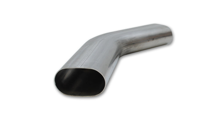 Vibrant Performance 13189 Stainless Steel 3-Inch Oval 45-Degree Mandrel Exhaust Bend