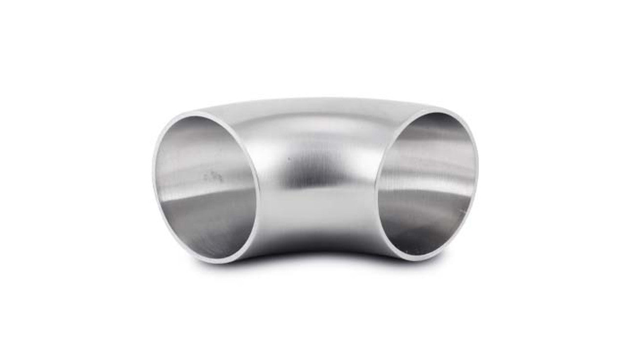 Vibrant Performance 13302 90-Degree Stainless Steel Mandrel Bend, 1.5-Inch Diameter