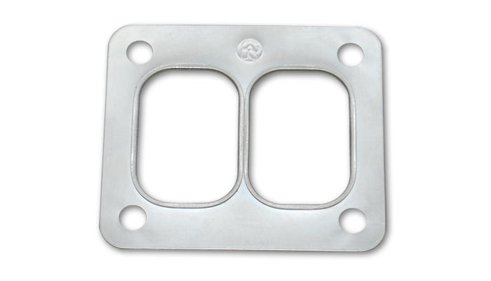 Vibrant Performance 1442G T04 Divided Turbo Inlet Flange Gasket, 4-Bolt Stainless Steel
