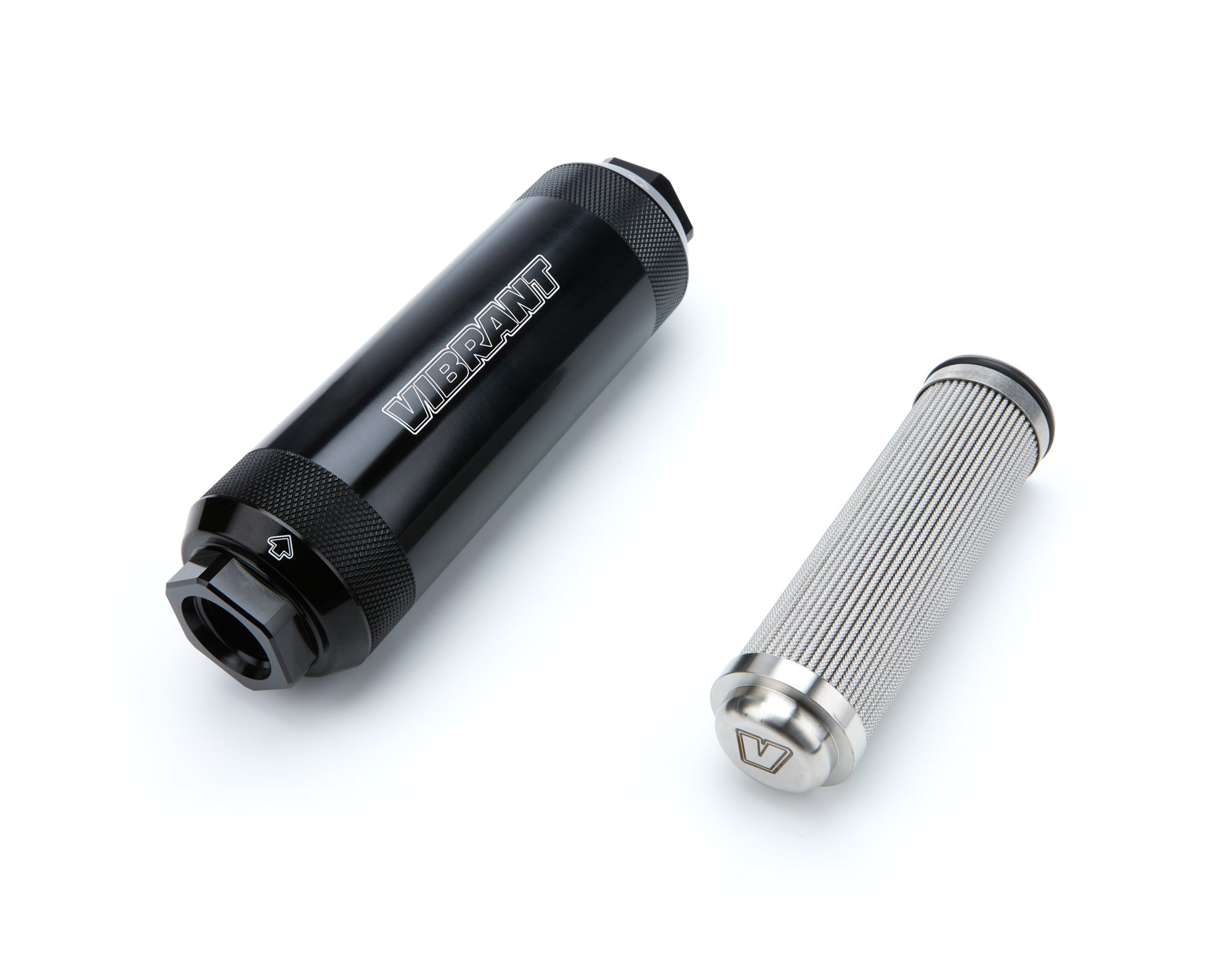 Vibrant Performance HD PowerFilter Fuel Filter 16285, 40 Micron, 12 AN Female O-Ring