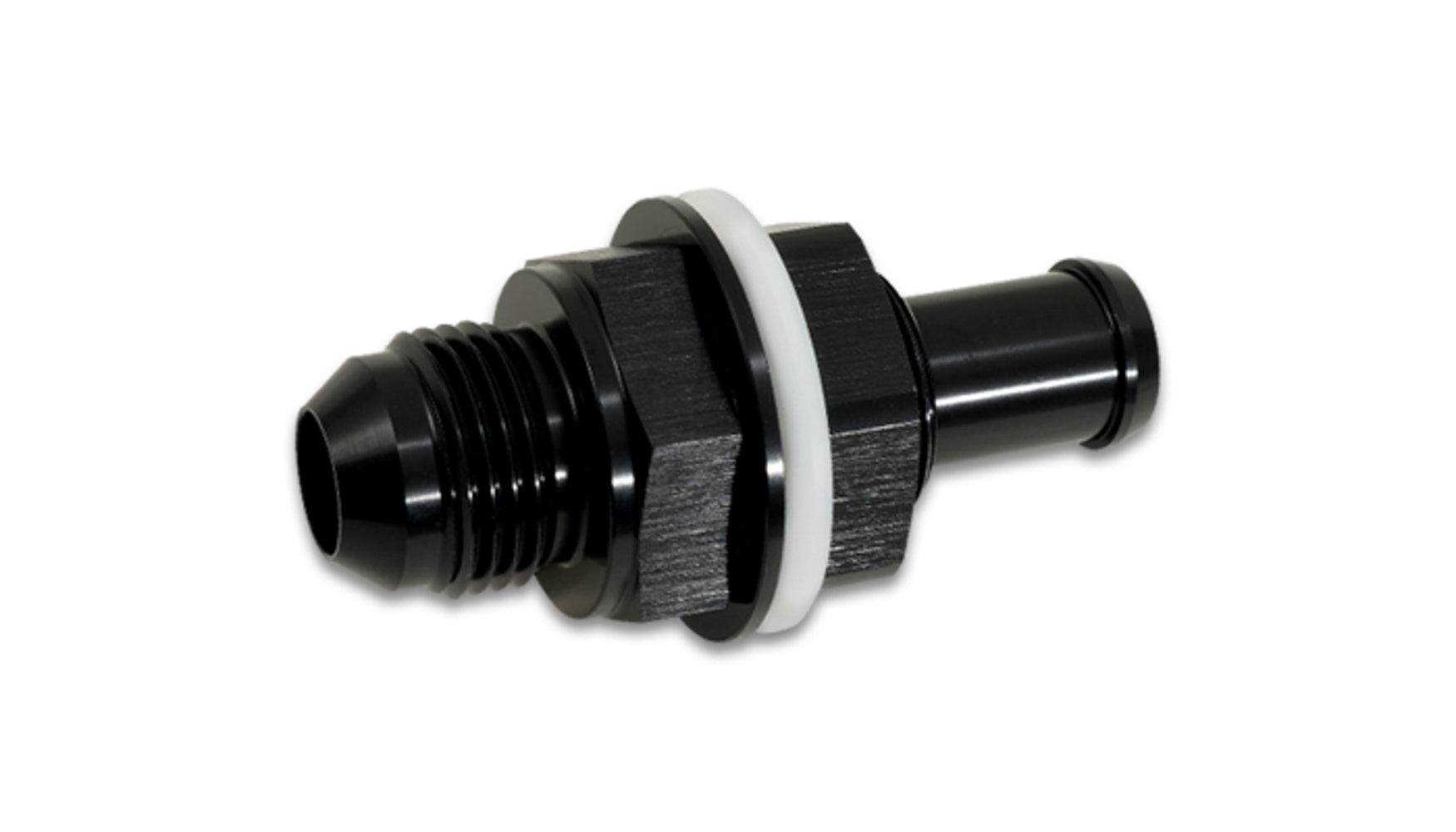 Vibrant Performance 16906 Fuel Cell Bulkhead Fitting, Straight -6 AN Male to 3/8 in Hose Barb