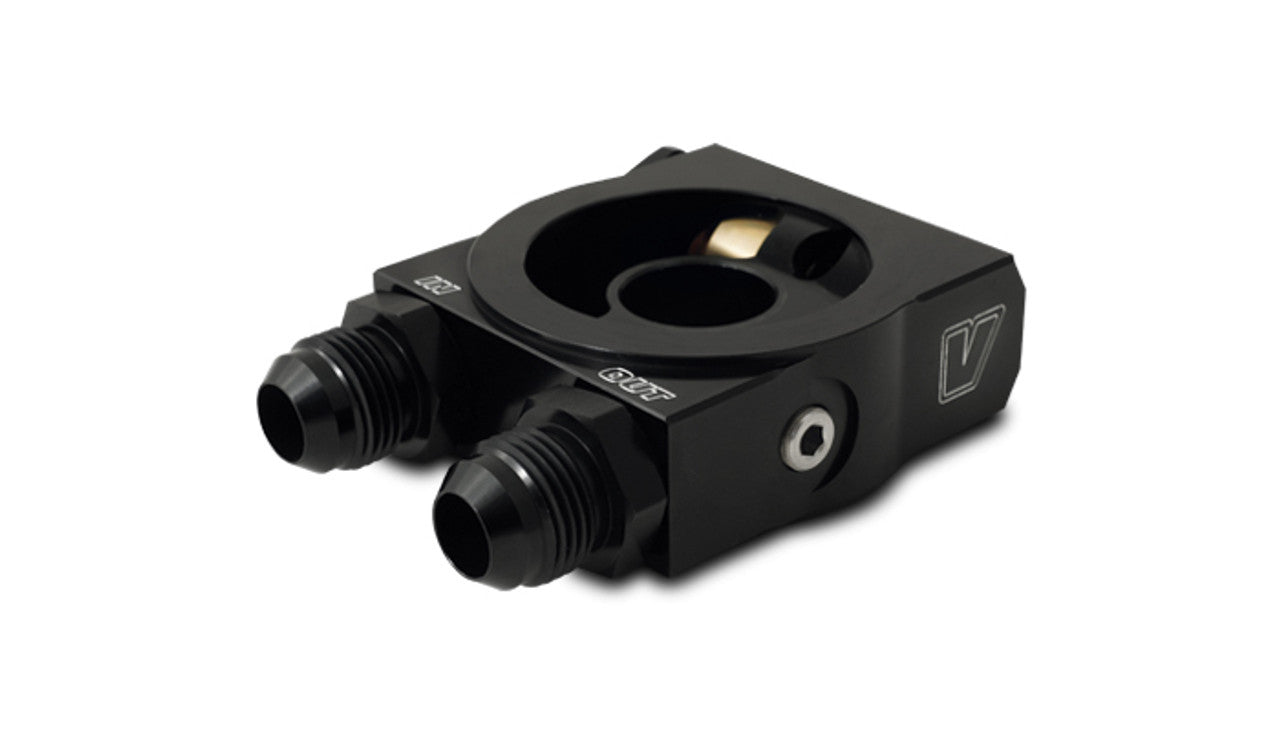 Vibrant Performance 17065 Universal Oil Cooler Sandwich Adapter with -10 AN Ports