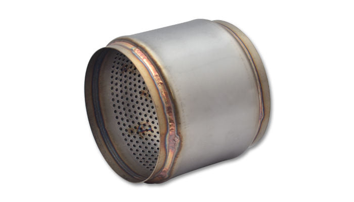 Vibrant Performance 17995 Race Muffler, 5-Inch Center Inlet and Outlet, Stainless Steel