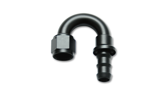 Vibrant Performance 22806 -6AN 180-Degree Push-On Hose End Fitting