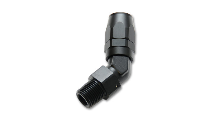 Vibrant Performance 26404 -8AN to 3/8 in NPT 45-Degree Hose End Fitting