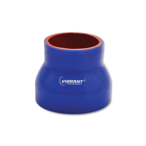 Vibrant Performance 2774B 4-Ply Reinforced Silicone Transition Connector, 3-1/2 to 3-Inch ID
