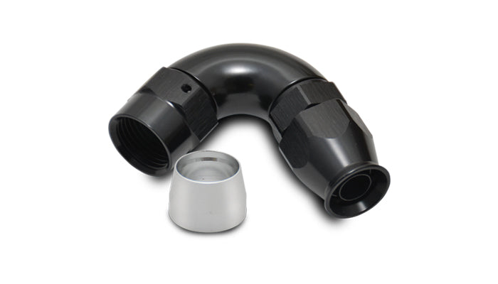 Vibrant Performance 28204 120-Degree High-Flow -4AN PTFE Hose End Fitting