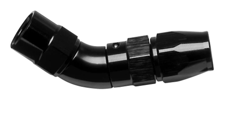 Vibrant Performance 28603 60-Degree -3AN PTFE Hose End Fitting, Female, Black Anodized Aluminum