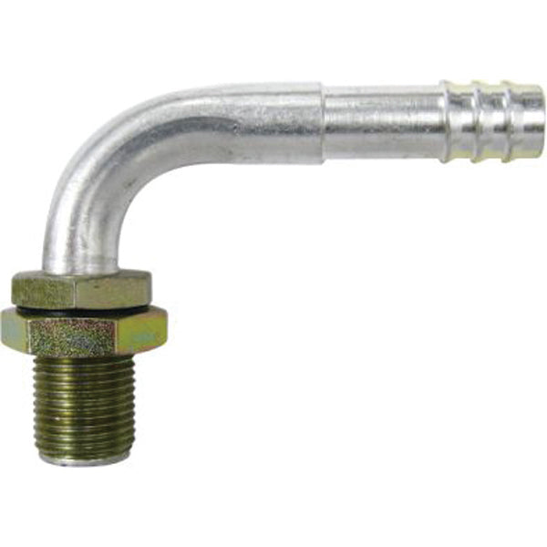 Vintage Air 34236-VUG 90-Degree Bulkhead Fitting, 5/8-Inch Hose Barb to -10 AN Male O-Ring