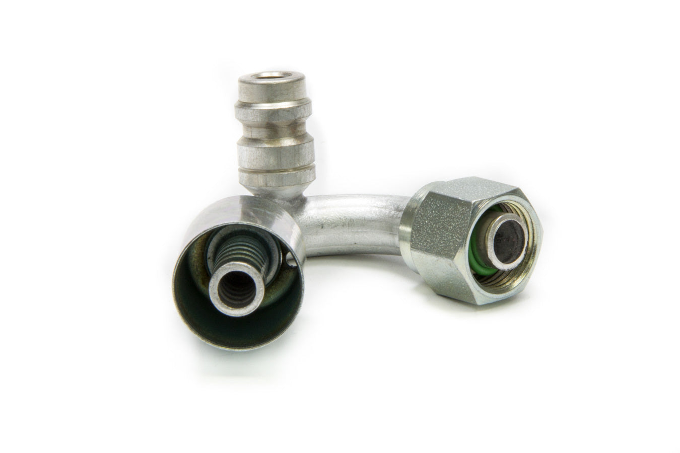 Vintage Air 35542-VUG #8 135-Degree Female O-Ring AC Refrigerant Hose End Fitting