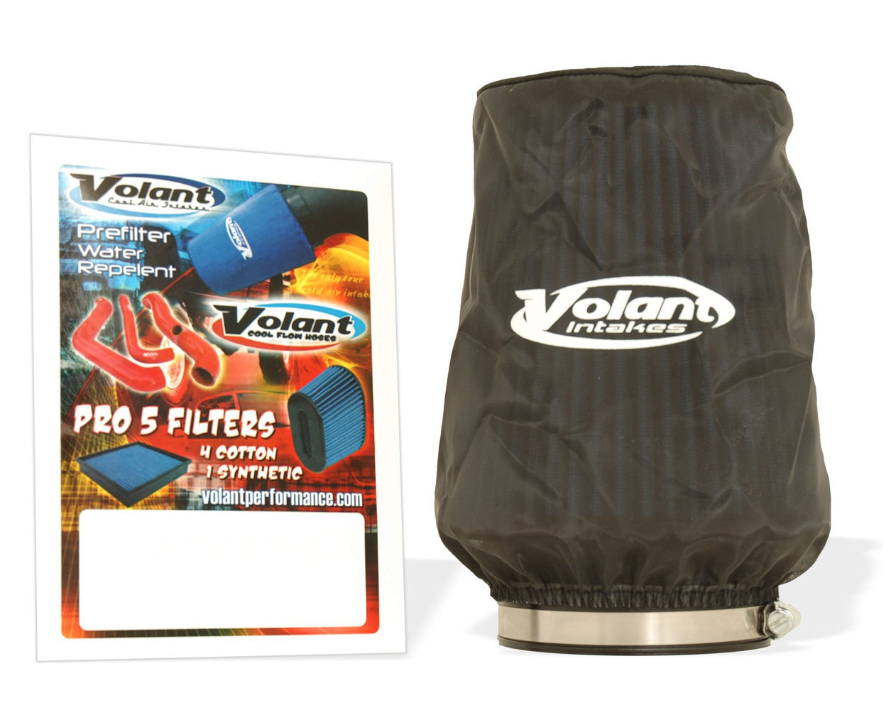 Volant 51906 Air Filter Wrap Pre-Filter, Black Polyester