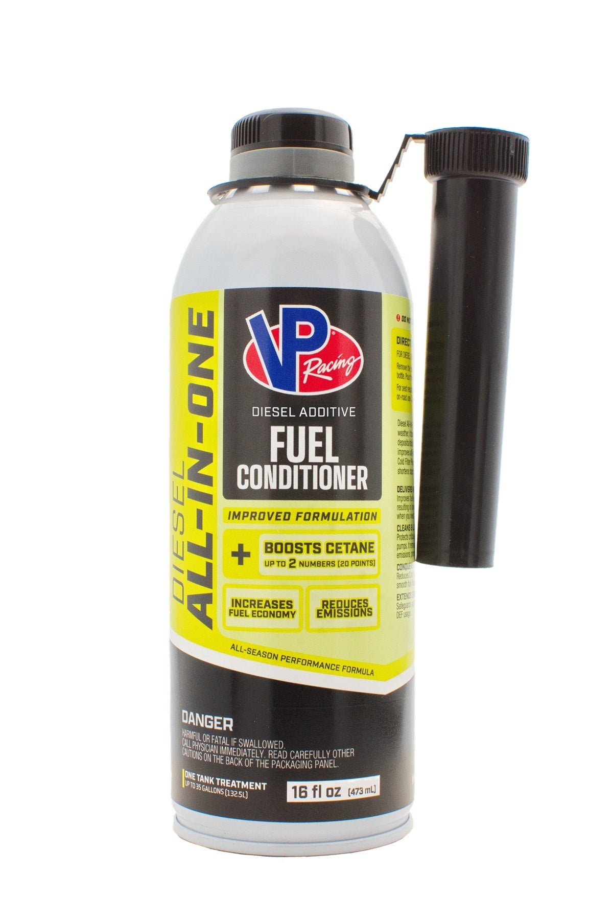 VP Racing Madditive Diesel Fuel Conditioner and Cetane Booster, Part Number 2838, 16 oz