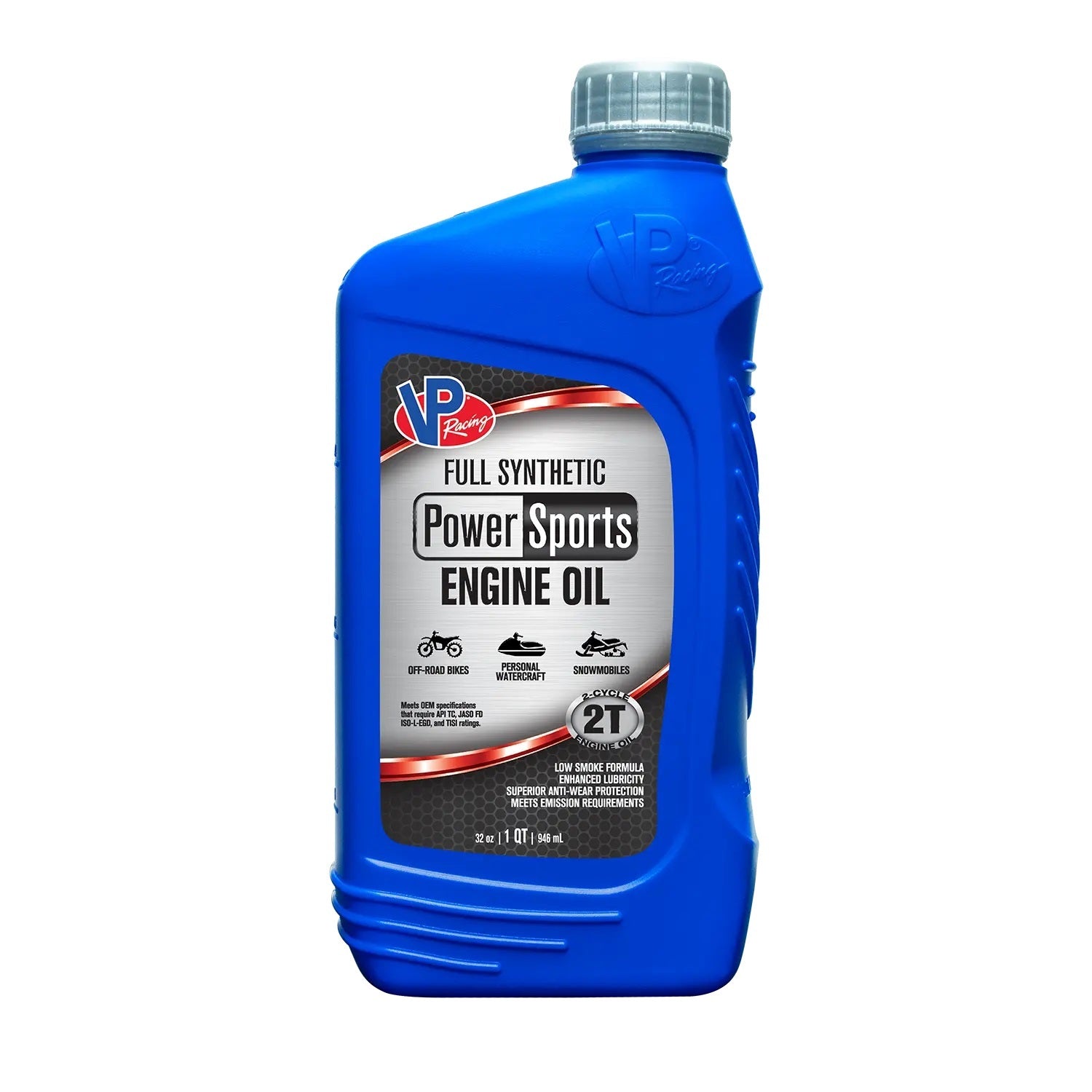 VP Racing 2944 2T Powersport Full Synthetic 2-Stroke Oil, 1 Quart